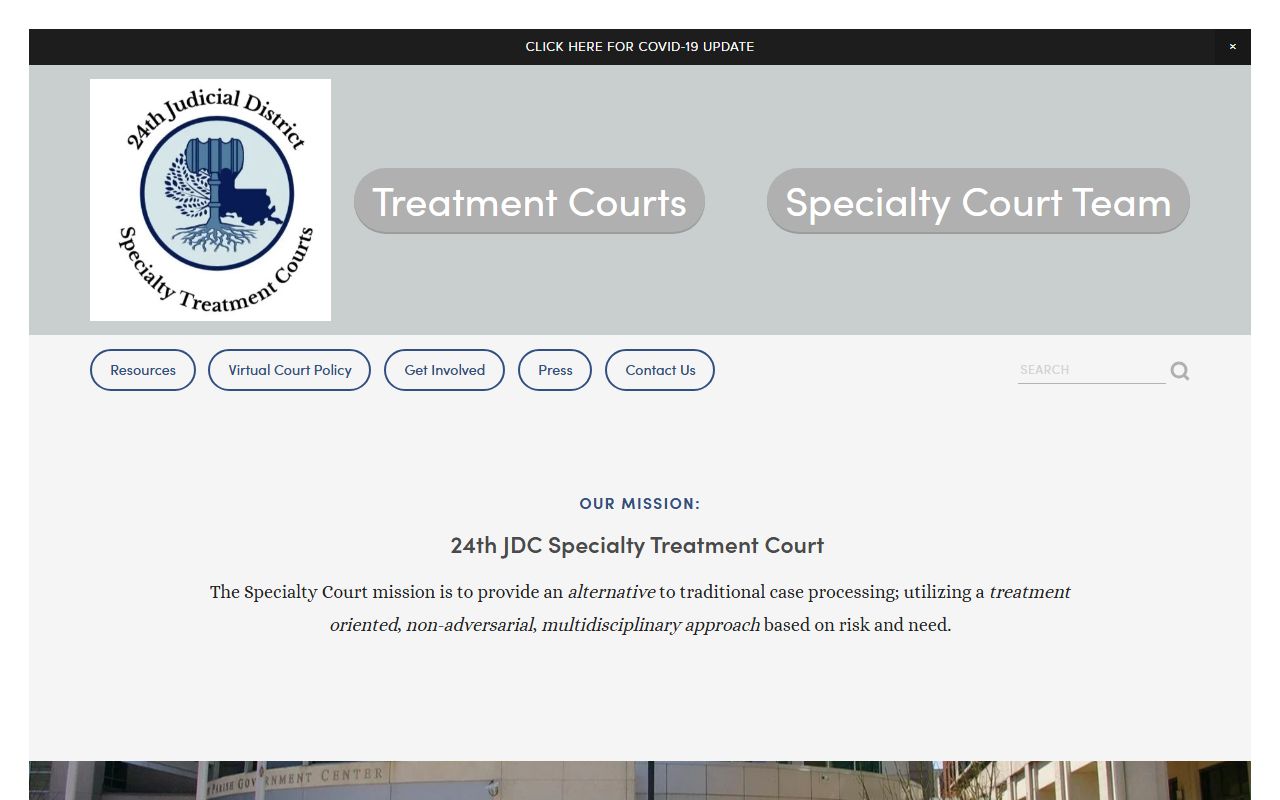 Jefferson Parish District Court specialty treatment courts