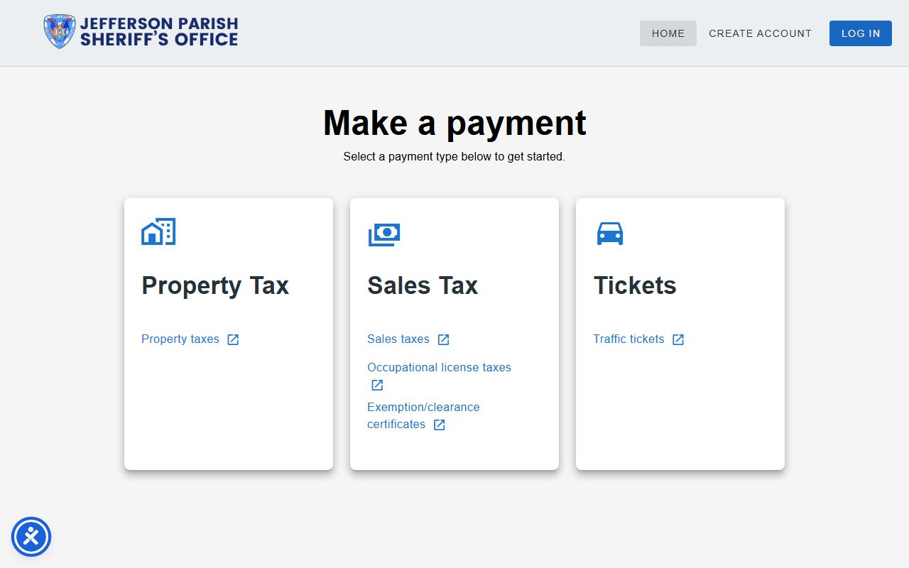 Jefferson Parish traffic court records JPSO eServices payment portal
